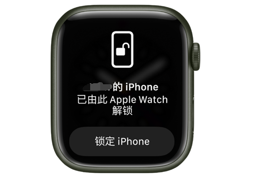 南吕镇苹果手机维修分享用 AppleWatch 解锁配备面容 ID 的 iPhone方法 