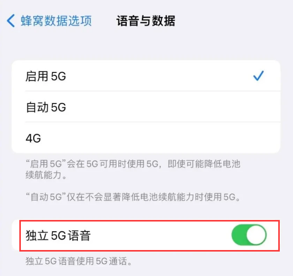 南吕镇苹果14维修分享iPhone 14 Pro如何开启VoNR 