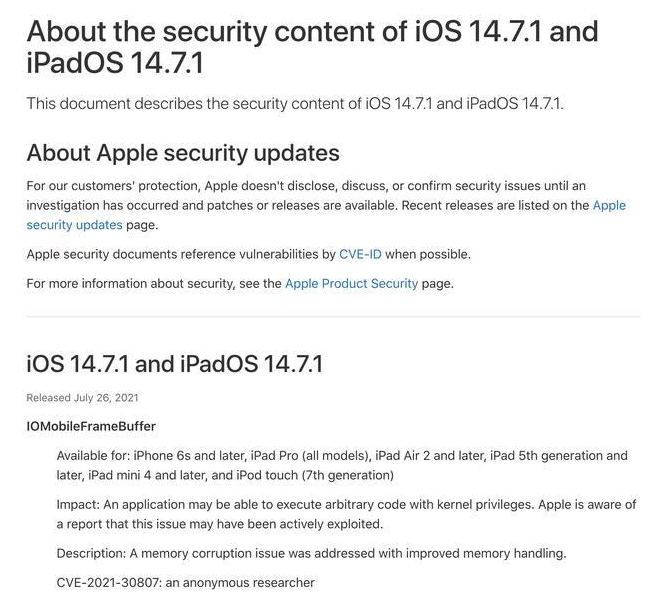 南吕镇苹果手机维修分享iOS 14.7.1 正式版更新内容及升级方法 