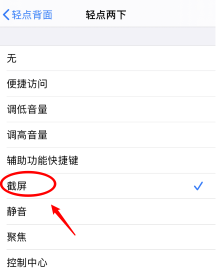 南吕镇苹果手机维修分享iPhone12如何启用双击截屏 